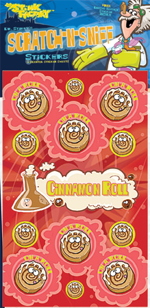 Cinnamon Roll Scratch-N-Sniff Sticker