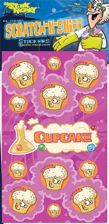 Cupcake Scratch-N-Sniff Sticker
