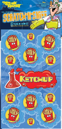 Ketchup Scratch-N-Sniff Sticker