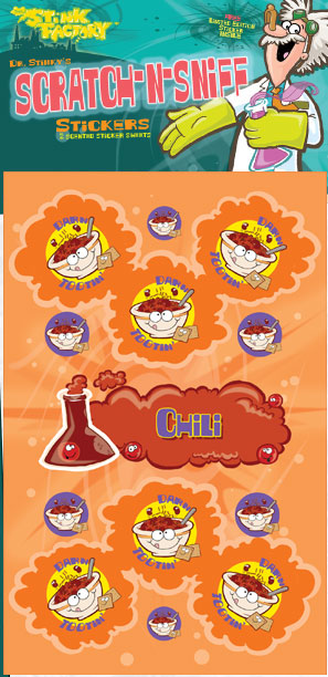 Chili Scratch-N-Sniff Sticker