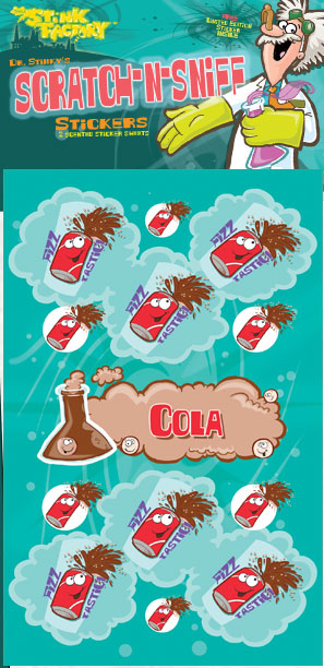 Cola Scratch-N-Sniff Sticker