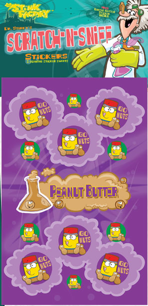 Peanut Butter Scratch-N-Sniff Sticker