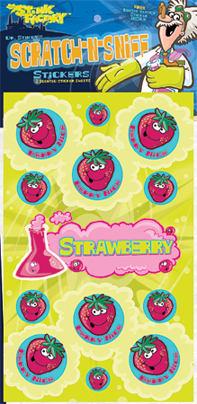 Strawberry Scratch-N-Sniff Sticker