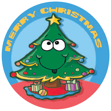 Christmas Tree Scratch-N-Sniff Sticker