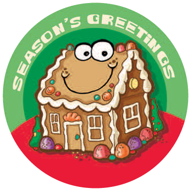 Gingerbread Scratch-N-Sniff Sticker