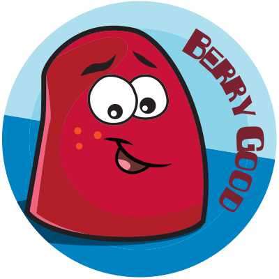 Strawberry Dots Scratch-N-Sniff Sticker