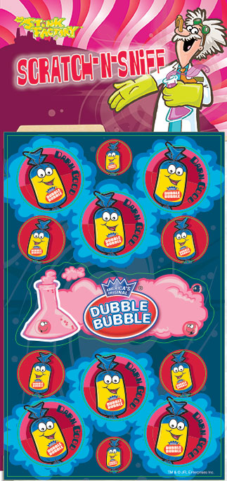 Dubble Bubble Scratch-N-Sniff Sticker