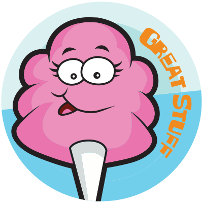 Fluffy Stuff Scratch-N-Sniff Sticker