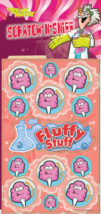 Fluffy Stuff Scratch-N-Sniff Sticker