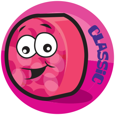 Raspberry Razzles Scratch-N-Sniff Sticker