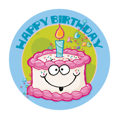 Birthday Cake Scratch-N-Sniff Sticker