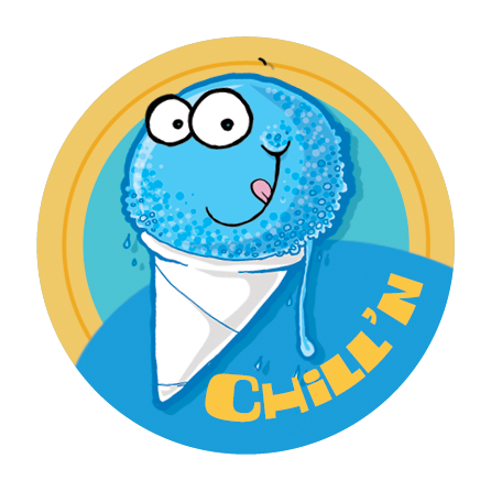 Blu Snowcone Scratch-N-Sniff Sticker