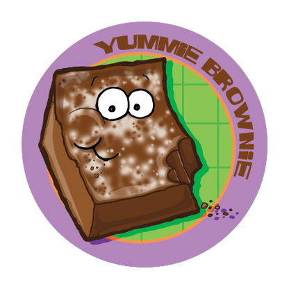Brownie Scratch-N-Sniff Sticker