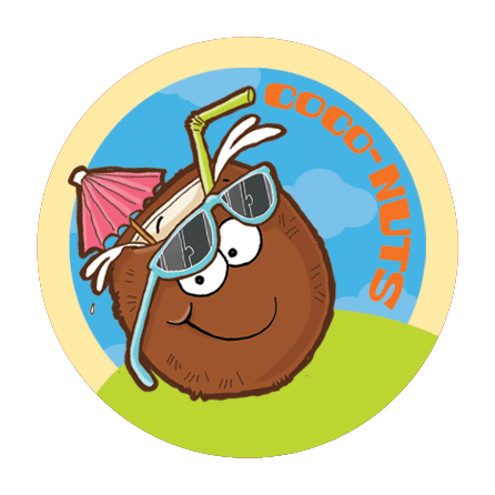 Coconut Scratch-N-Sniff Stickers