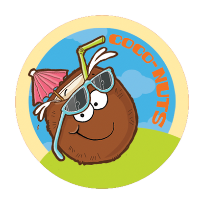 Coconut Scratch-N-Sniff Stickers