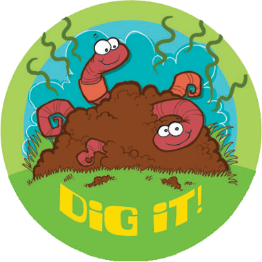Dirt Scratch-N-Sniff Sticker