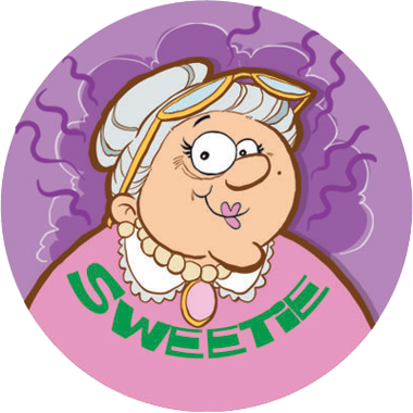 Grandma Scratch-N-Sniff Sticker