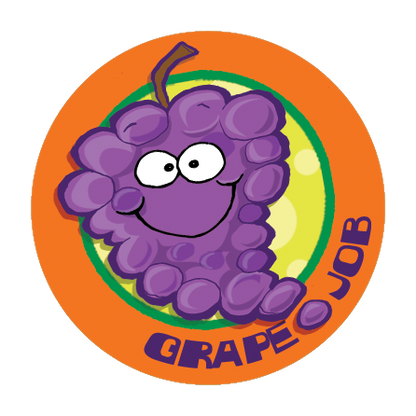 Grape Scratch-N-Sniff Sticker