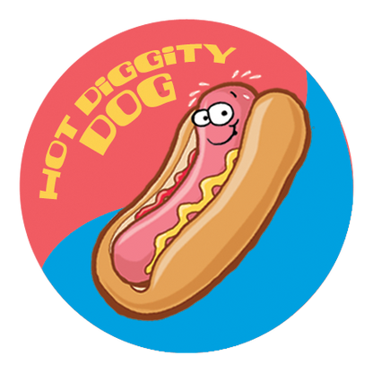 Hot Dog Scratch-N-Sniff Sticker (Special Release)
