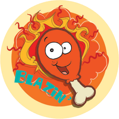 Hot Wing Scratch-N-Sniff Stickers