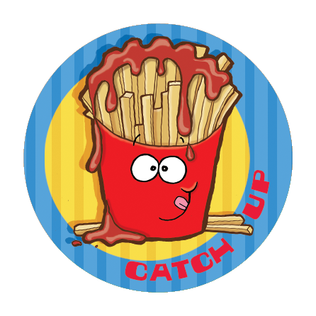 Ketchup Scratch-N-Sniff Sticker