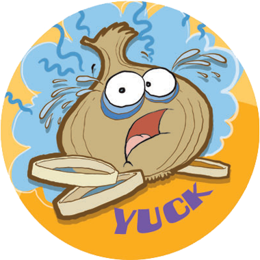 Onion Scratch-N-Sniff Sticker