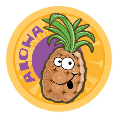 Pineapple Scratch-N-Sniff Sticker