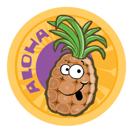 Pineapple Scratch-N-Sniff Sticker