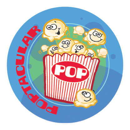 Popcorn Scratch-N-Sniff Sticker