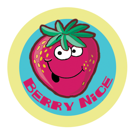 Strawberry Scratch-N-Sniff Sticker