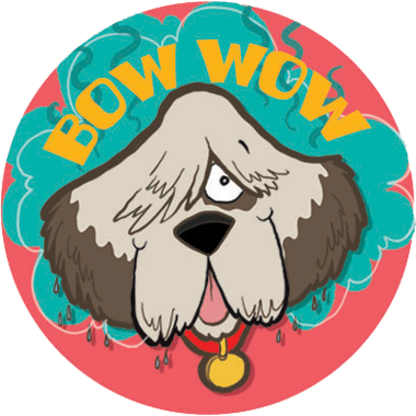 Wet Dog Scratch-N-Sniff Sticker