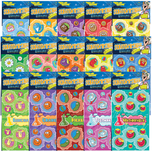 Stink File 2 Scratch-N-Sniff Sticker Complete Bundle