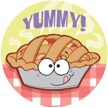 Apple Pie Scratch-N-Sniff Sticker