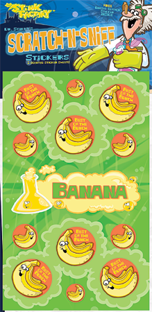Banana Scratch-N-Sniff Sticker