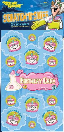 Birthday Cake Scratch-N-Sniff Sticker