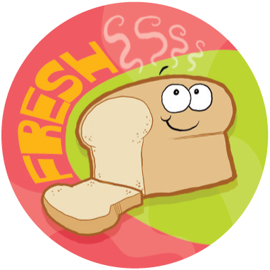 Bread Scratch-N-Sniff Sticker