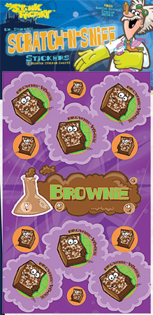 Brownie Scratch-N-Sniff Sticker