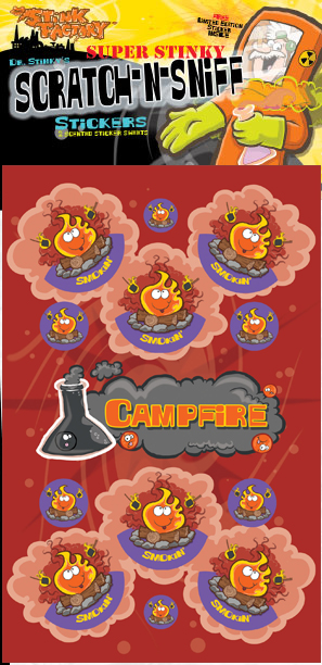CampFire Scratch-N-Sniff Sticker