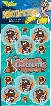 Chocolate Scratch-N-Sniff Sticker