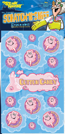 Cotton Candy Scratch-N-Sniff Sticker