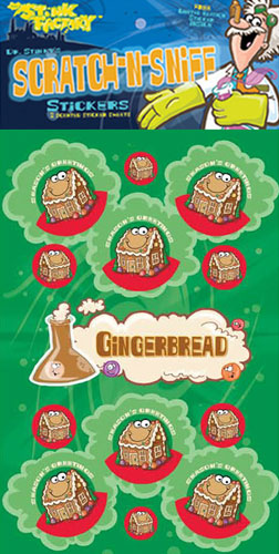 Gingerbread Scratch-N-Sniff Sticker