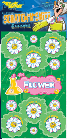 Flower Scratch-N-Sniff Sticker