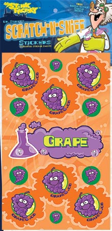 Grape Scratch-N-Sniff Sticker