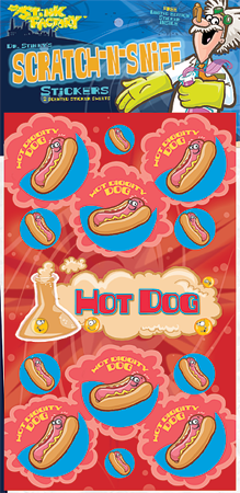 Hot Dog Scratch-N-Sniff Sticker (Special Release)