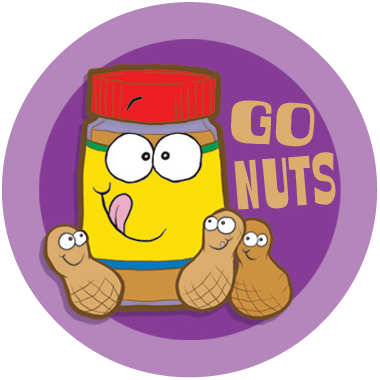 Peanut Butter Scratch-N-Sniff Sticker