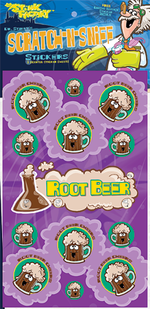 Root beer Scratch-N-Sniff Sticker