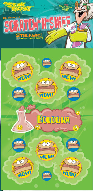 Bologna Scratch-N-Sniff Sticker