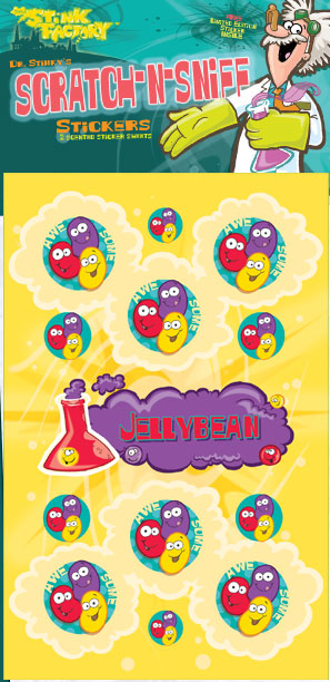 Jelly Beans Scratch-N-Sniff Sticker