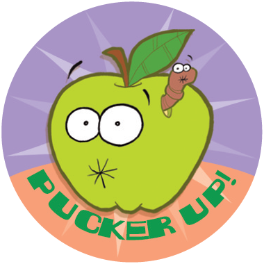 Sour Apple Scratch-N-Sniff Sticker